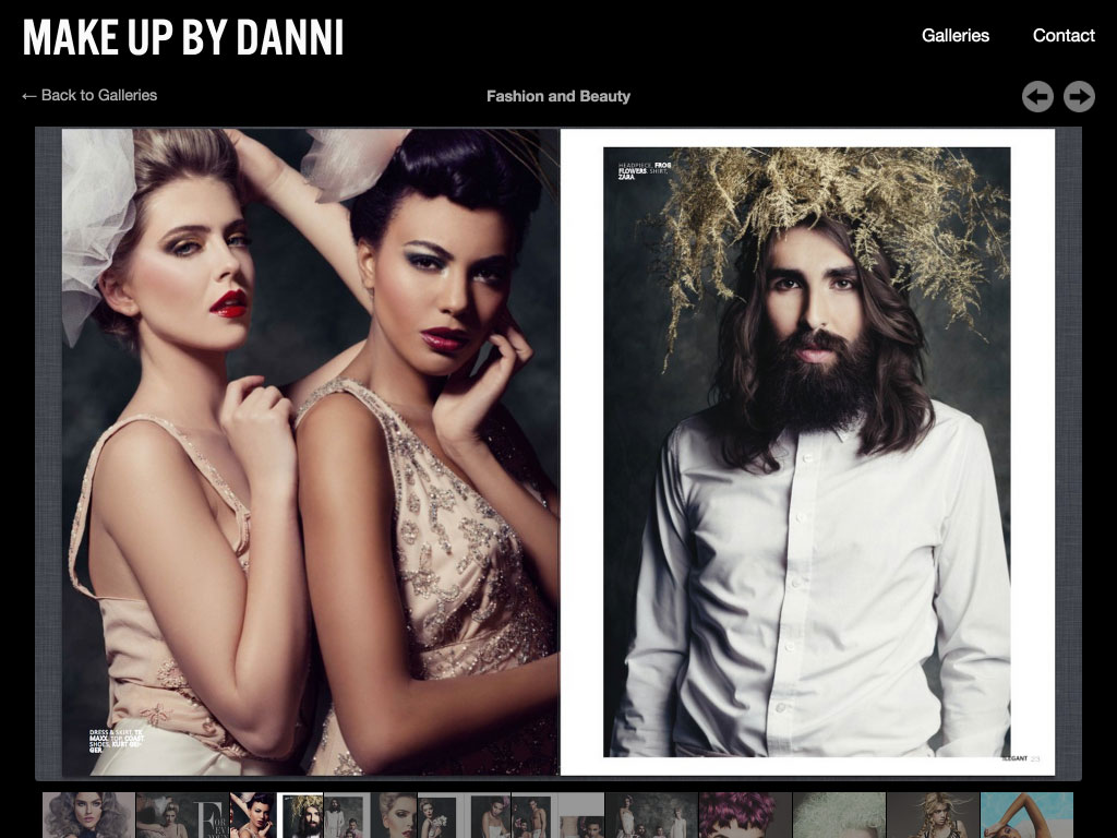 makeup artist websites
